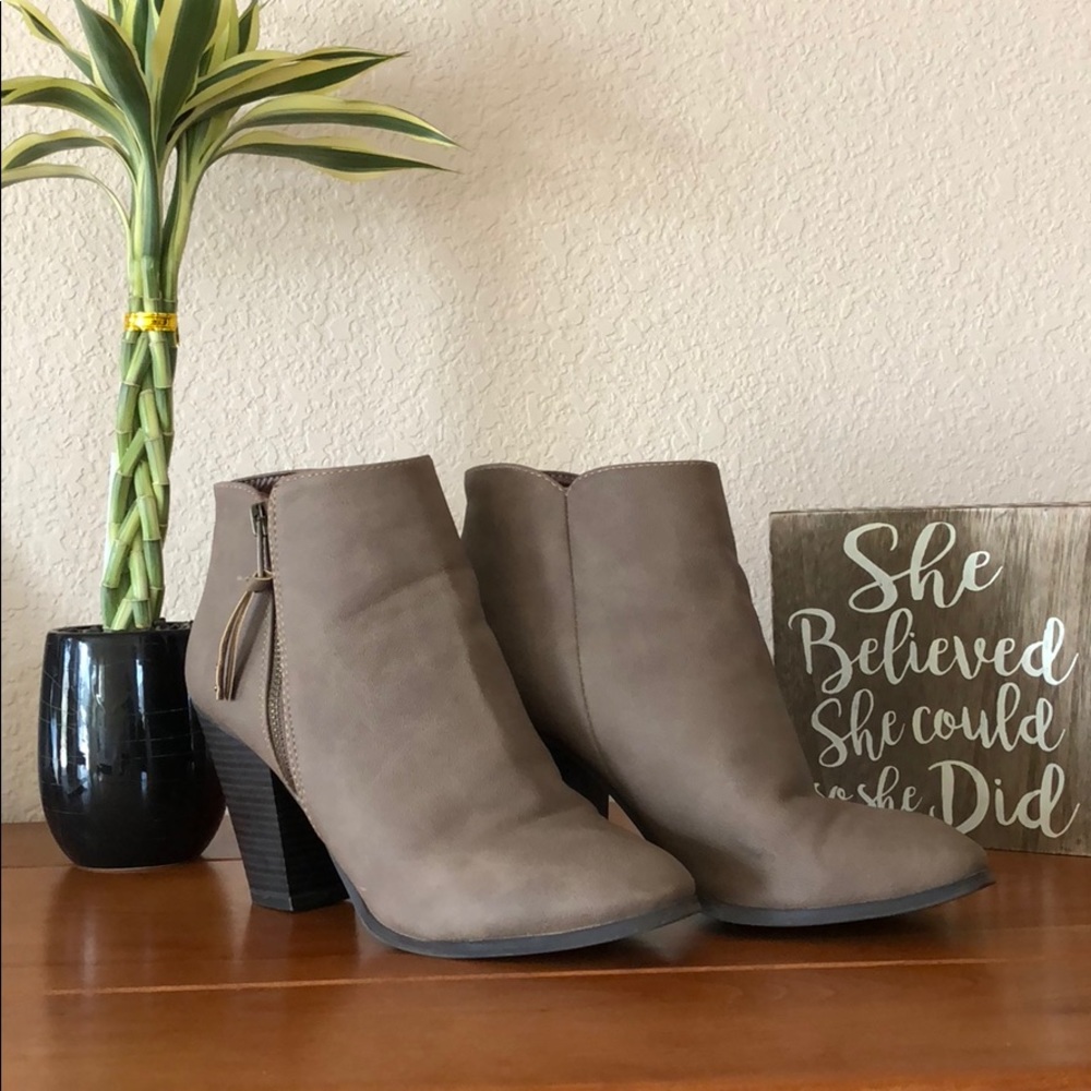 Taupe Booties
